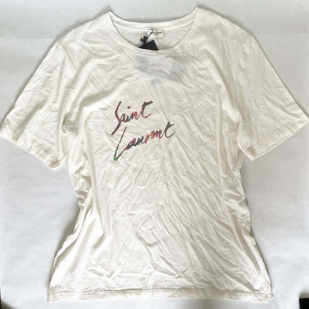 Saint Laurent Oversized Graphic T Shirt - Size L